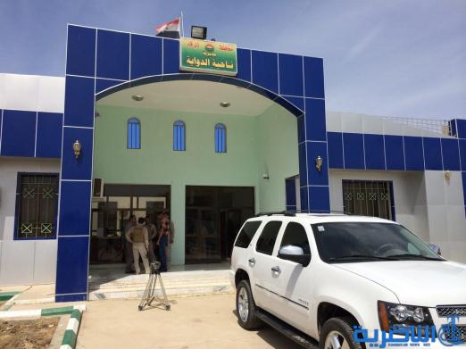بعد جولة ميدانية فيها محافظ ذي قار يفتتح مبنى ناحية الدواية