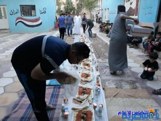 بالصور: مبرة التضامن في النصر تقيم مأدبة إفطار لتلاميذها الأيتام‎