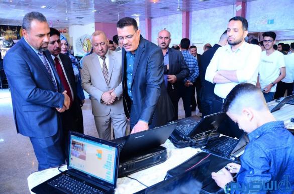 تربية ذي قار تقيم معرض التقنيات الالكترونية بمشاركة 71 مدرسة - تقرير مصور - 