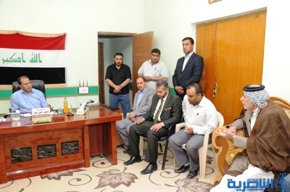 محافظ ذي قار يزور ناحية البطحاء لمتابعة عدد من المشاريع الخدمية والتربوية والرياضية