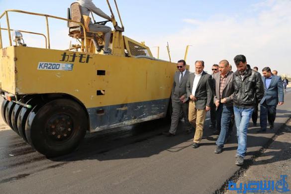  محافظ ذي قار يؤكد انجاز اكثر من 50 بالمئة من اعمال تبليط الممر الثاني من طريق سوق الشيوخ