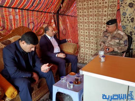 الناصري يتابع ميدانيا الخطتين الامنية والخدمية الخاصتين بزوار الاربعين في شمال  ذي قار