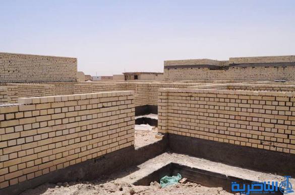 استمرار العمل في مجمع الزقورة السكني 