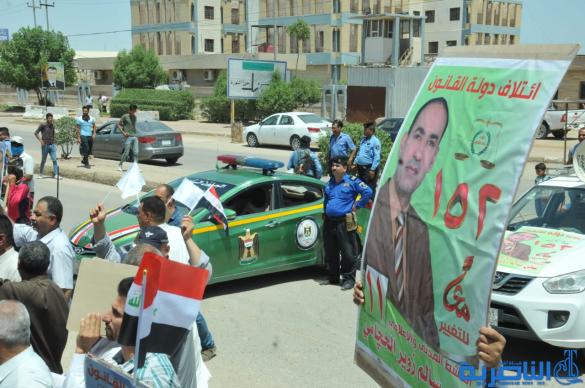 انتخابات ذي قار : لا احد طوق مكتبنا والامر لم يتعدى مظاهرة سلمية -تقرير مصور-