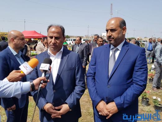 الناصري يفتتح معرض الزهور الخامس لبلديات ذي قار 