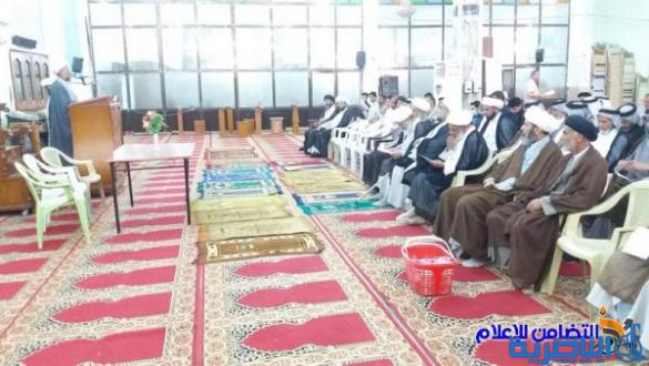مدرسة العلوم الدينية في الناصرية تحيي الذكرى الـ39 لشهادة السيد محمد باقر الصدر