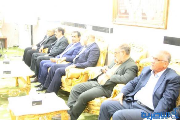 محافظ ذي قار يلتقي وفدا ايرانيا رفيع المستوى ، ويبحث معه عدد من القضايا  الاقتصادية والامنية