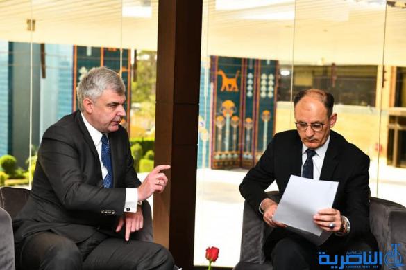 بغداد تتفق مبدئيا مع روسيا على برامج ثقافية واعمال تنقيب في ذي قار