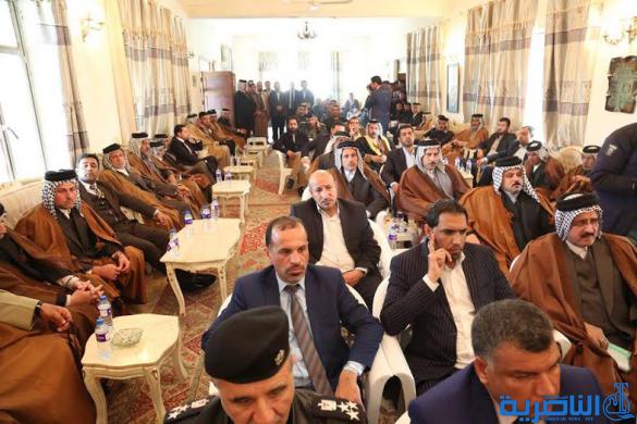 عشائر شمال ذي قار تعقد مؤتمرا تشاوريا ، والمحافظ يشيد بدورها في تعزيز الامن - تقرير مصور -