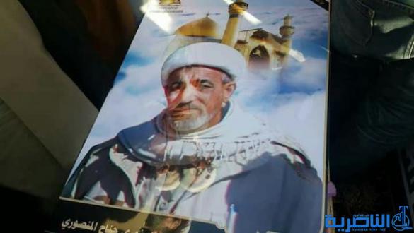 بالصور:الحوزة العلمية تشيع ابن الناصرية الشهيد الشيخ طعمة المرشدي ورفاقه البررة