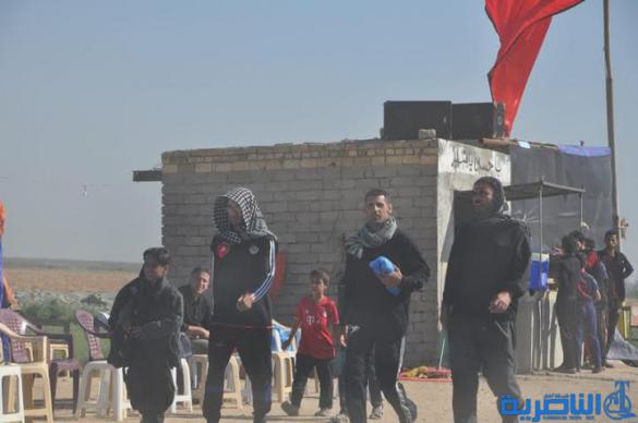  بالصور : وصول طلائع زوار البصرة الى الجبايش والمنار  