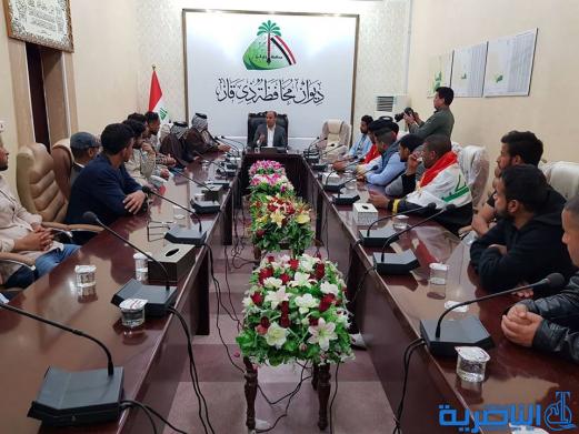 محافظ ذي قار يعد بانجاز اجراءات المباشرة لجميع المعينين الجدد هذا الاسبوع