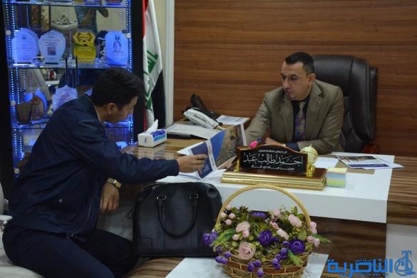 ماء ذي قار تبحث امكانية شراء معدات حديثة من شركة صينية 