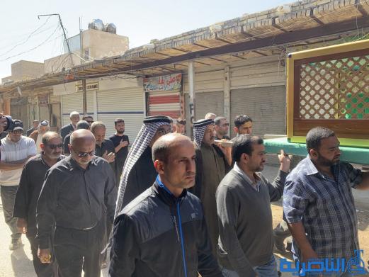 بالصور:مسجد الشيخ عباس الكبير في الناصرية يقيم مجلس عزاء في ذكرى شهادة الامام الكاظم عليه السلام 