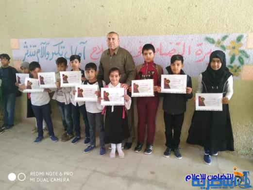 بالصور:تكريم المتميزين والمبدعين بمدارس التضامن لرعاية وتاهيل الايتام المنتشرة في محافظة ذي قار
