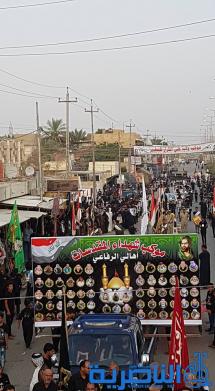 بالصور:الرفاعي تحيي ذكرى عاشوراء بمسيرة للمواكب الحسينية 