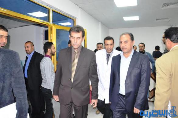 محافظ ذي قار يفتتح خمس ردهات للانعاش الجراحي في مستشفى الحسين التعليمي وبيت صحي في المهيدية  
