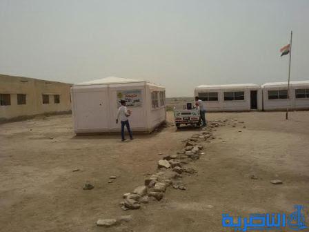 بالصور.. مدرسة بحاجة الى مدرسة في الناصرية