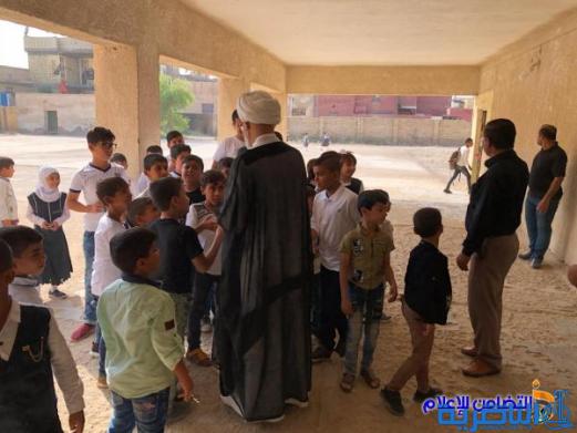 الشيخ محمد مهدي الناصري :يجري زيارة تفقدية لعدد من فروع مبرات التضامن للأيتام في قضاء الشطرة والرفاعي وناحية النصر - مصور-‎