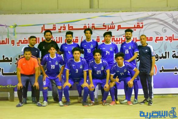كرة نفط ذي قار تواصل نتائجها الإيجابية في بطولة الشهيد منذر علي شناوة