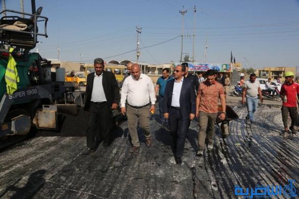 الناصري:انجاز المشاريع الخدمية في مناطق سومر قريبا