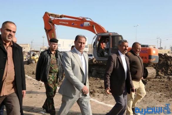  الناصري يعلن المباشرة بتنفيذ مشروع تبليط شارع السدة بطريقة الدفع بالاجل ، ويشيد بدور الشركات الرصينة في دعم المحافظة - تقرير مصور -