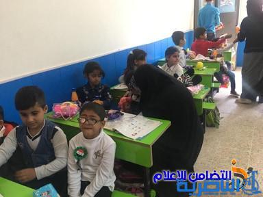 وفد من طلبة كلية الآداب يزور مبرة التضامن للأيتام في الناصرية