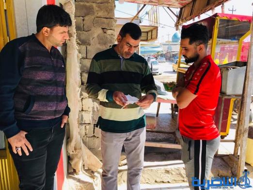 ماء ذي قار تواصل حملات الجباية لمشتركي القطاع التجاري في الناصرية