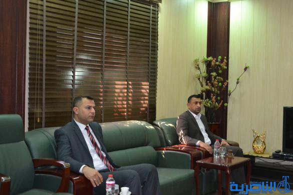 مدير انتاج الطاقة في الناصرية يستقبل النائب حسين العواد
