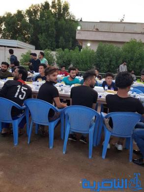 جامعة ذي قار تقيم مأدبة إفطار جماعية لطلبة الأقسام الداخلية