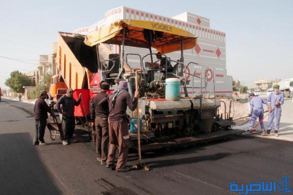 محافظ ذي قار : انجاز  90% من مشروع تبليط شوارع الشموخ المنفذ بالدفع بالآجل  - تقرير مصور -