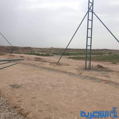 انجاز المرحلة الأولى من ملعب شركة نفط ذي قار في الناصرية