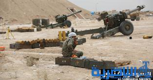 بالصور.. مدفعية الحشد الشعبي تلقن &quot;داعش&quot; درساً قاسياً