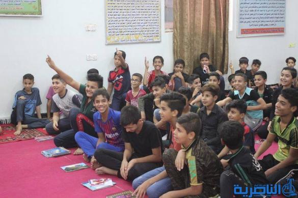 بالصور:مدارس الامام الصادق الصيفية تواصل دوراتها التثقيفية في ذي قار