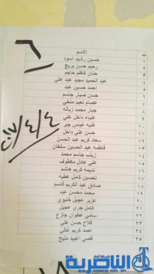  قوائم باسماء وجبة جديدة من قروض صندوق الاسكان في ذي قار