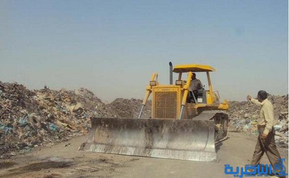 الشطرة تزيح موقع الطمر الصحي اربعة كيلو مترات عن اقرب حي سكني فيها