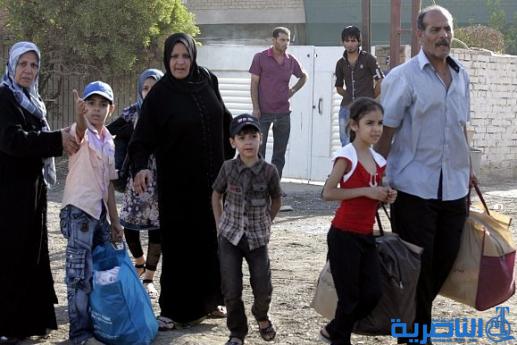 وصول نازحين جدد الى ذي قار بالتزامن مع العمليات العسكرية في صلاح الدين  