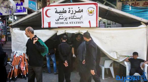  قلعة سكر تنشر 40 مفرزة طبية على طريق زوار الاربعينية