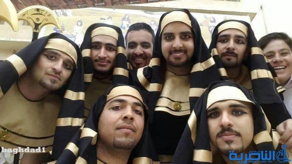 بالصور : تكفيريون في جامعة البصرة ، والشرطة لا تحرك ساكنا