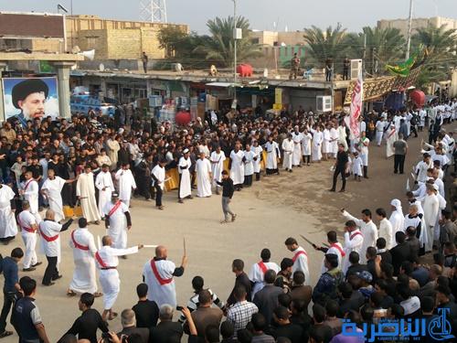 رسالة عاشوراء : احياء ليلة العاشر في مدينة الرفاعي - تقرير مصور -
