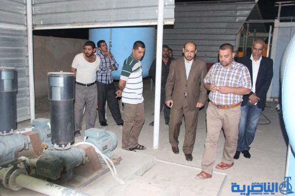 محافظ ذي قار يكلف نائبه بمتابعة عمل مجمعات الماء ومعالجة الشحة في مدينة الصدر وعدد من الاحياء السكنية - تقرير مصور - 