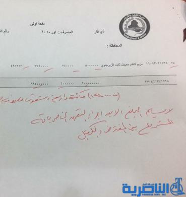 قوائم باسماء المقترضين للمشاريع الصغيرة من قسم التشغيل والقروض في ذي قار