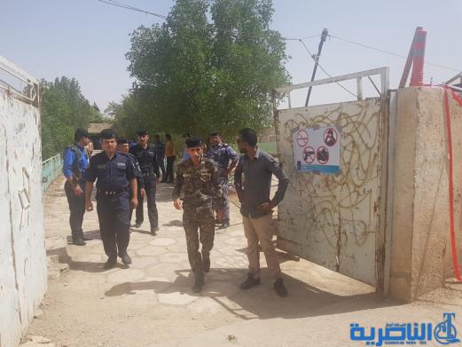 بالصور:القوات الامنية في قضاء الرفاعي تدلي باصواتها 