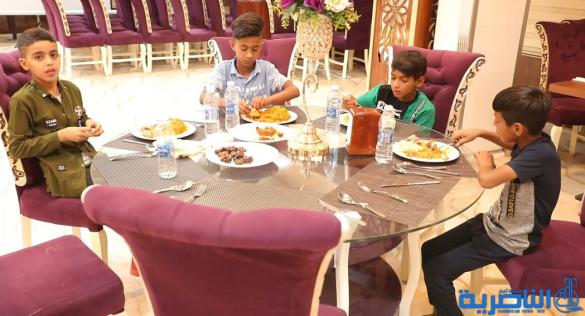 بحضور المحافظ ، نفط ذي قار تقيم مأدبة افطار للايتام - تقرير مصور -