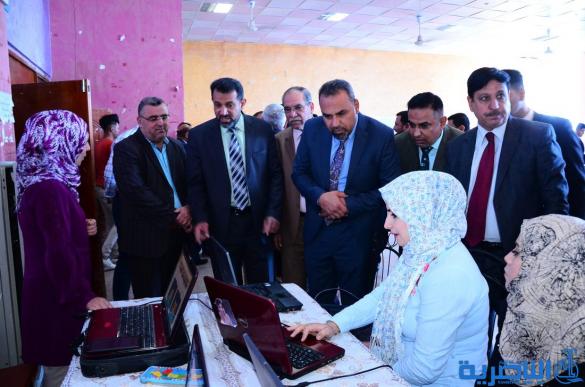 تربية ذي قار تقيم معرض التقنيات الالكترونية بمشاركة 71 مدرسة - تقرير مصور - 