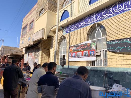 بالصور:مسجد الشيخ عباس الكبير في الناصرية يقيم مجلس عزاء في ذكرى شهادة الامام الكاظم عليه السلام 