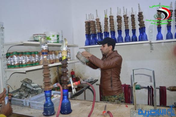 شرطة ذي قار تمنع دخول الأحداث والأطفال للمقاهي وصالات البلياردو وتنذر أصحابها