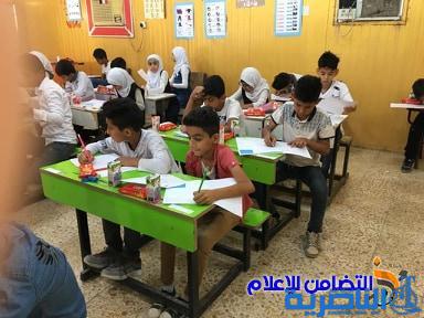 بدء الامتحانات النهائية للصفوف غير المنتهية في مدارس ومبرات التضامن للأيتام في ذي قار