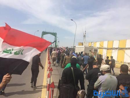 بالصور.. لحظة اقتحام المنطقة الخضراء