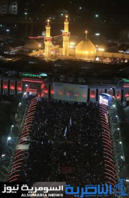  بالصور .. أنوار الإمام الحسين وأخيه العباس (ع) تدهش العقول من السماء